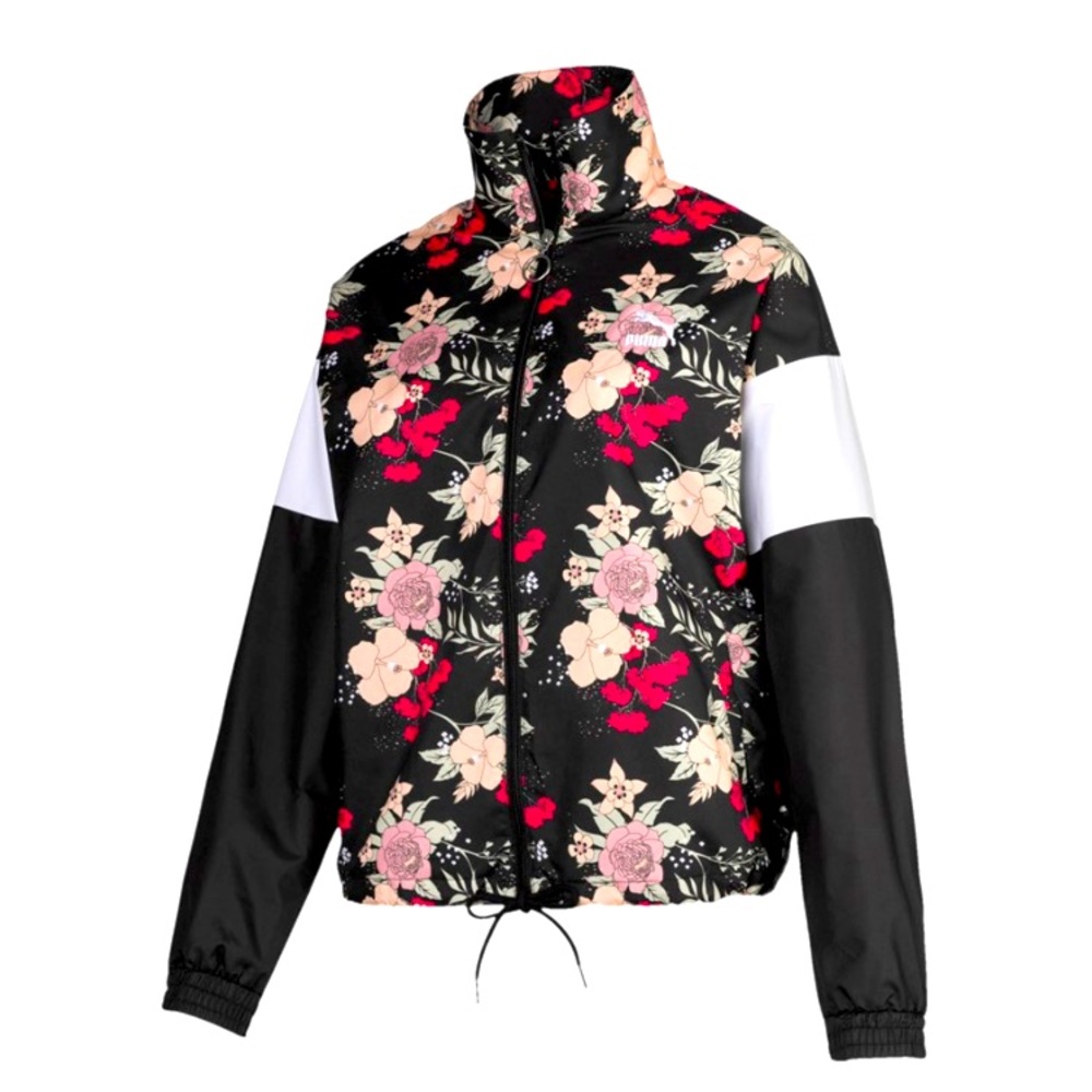 Puma Trend All Over floral woven jacket